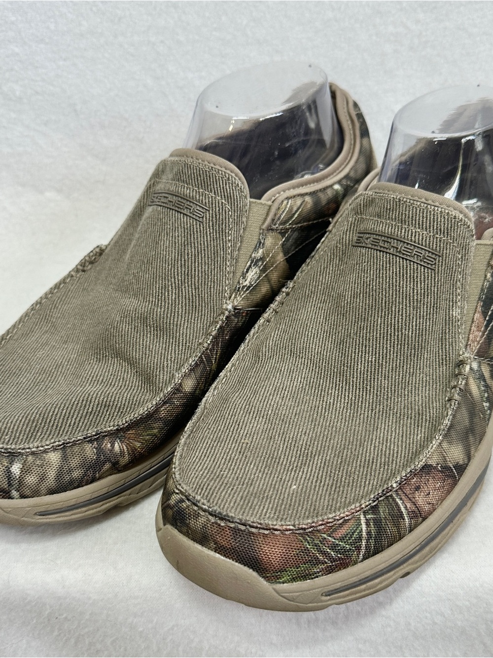 Skechers Creston Moseco Mossy Oak Mens Size 10 Slip On Sneakers Shoe Relaxed Fit